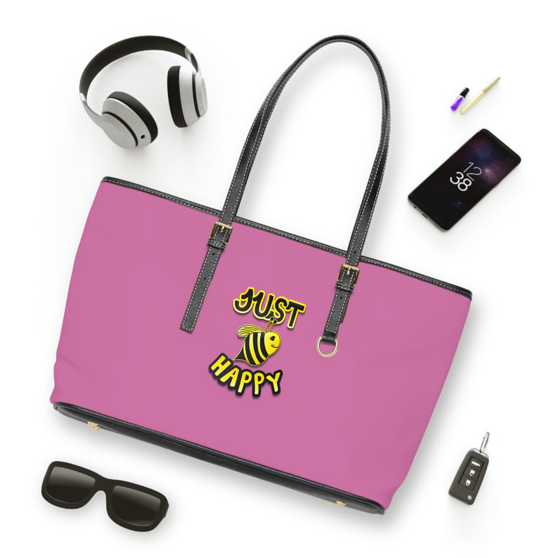 PU Leather Shoulder Bag - JBH Original (Light Pink)