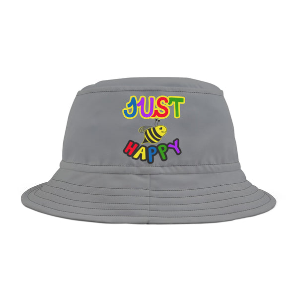 Bucket Hat (AOP) - JBH Multi-Color Original (Grey)