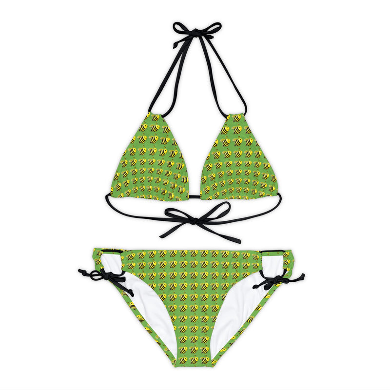 Strappy Bikini Set - JBH Bee (Green)