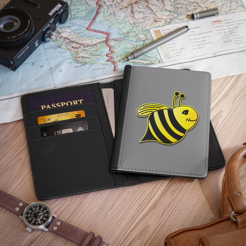 Passport Cover - JBH Bee (Grey)