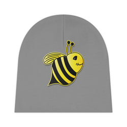 Baby Beanie (AOP) - JBH Bee (Grey)