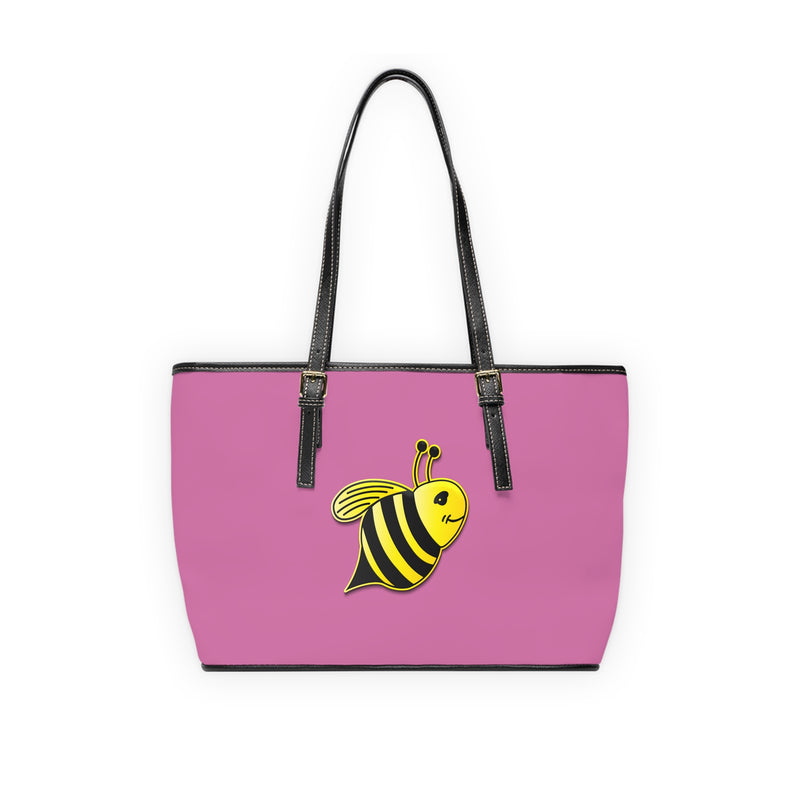 PU Leather Shoulder Bag - JBH Bee (Light Pink)