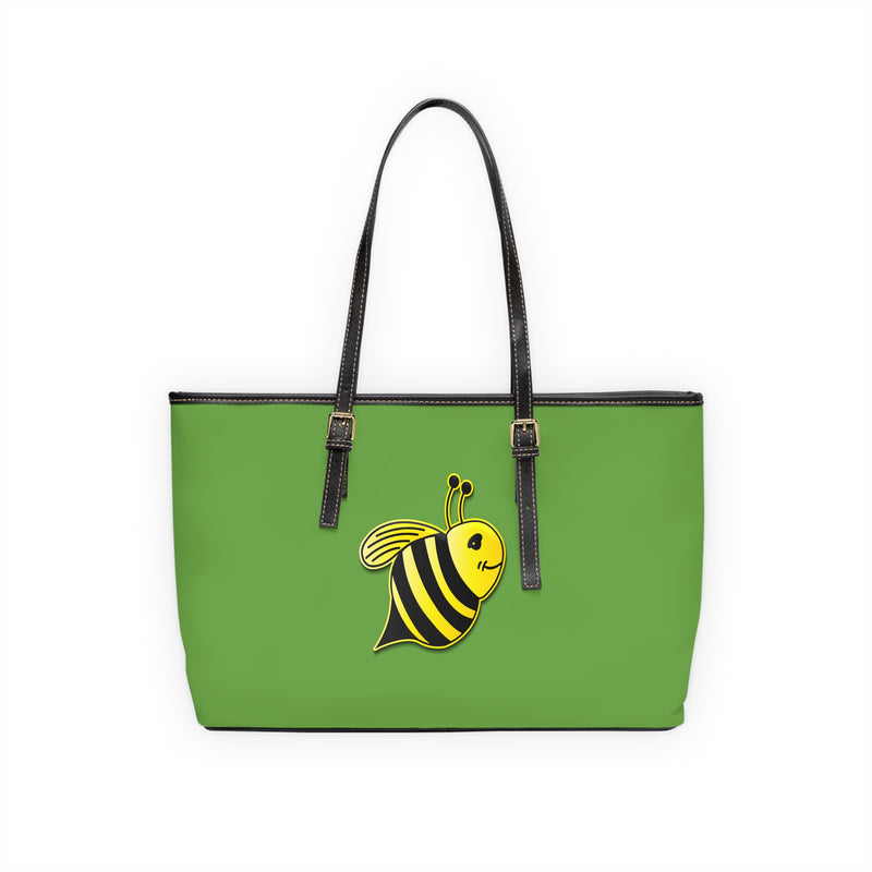 PU Leather Shoulder Bag - JBH Bee (Green)