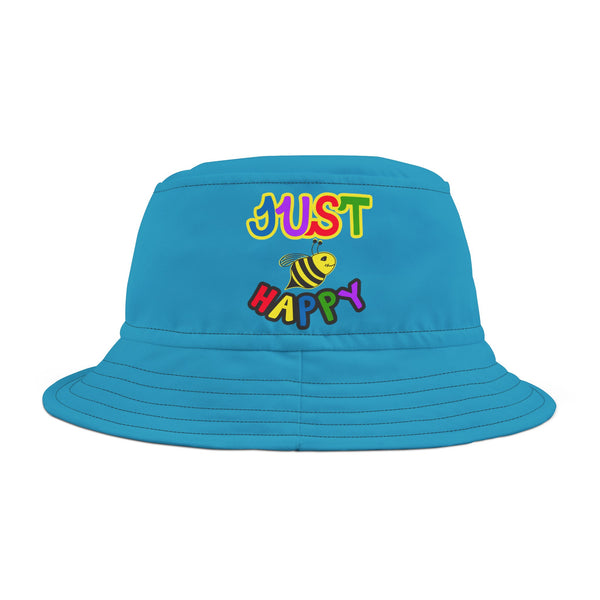 Bucket Hat (AOP) - JBH Multi-Color Original (Turquoise)