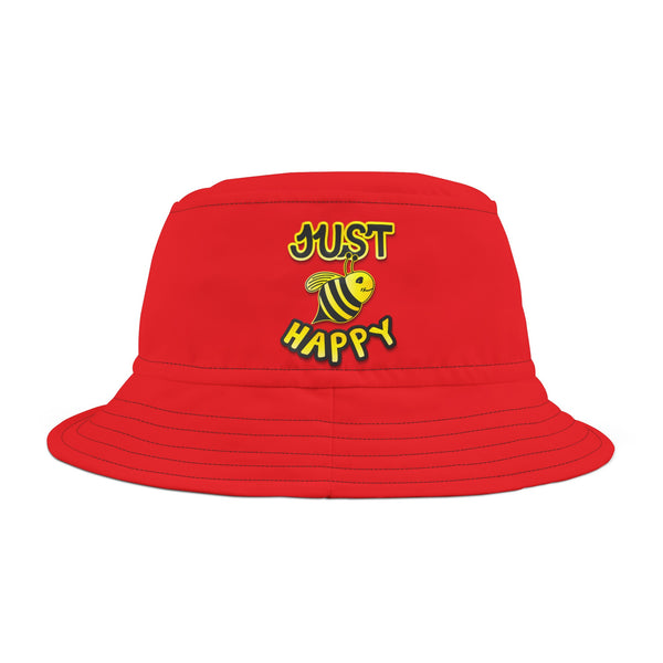 Bucket Hat (AOP) - JBH Original (Red)