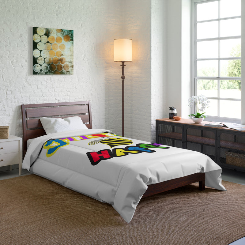 White Comforter - JBH Multi-Color