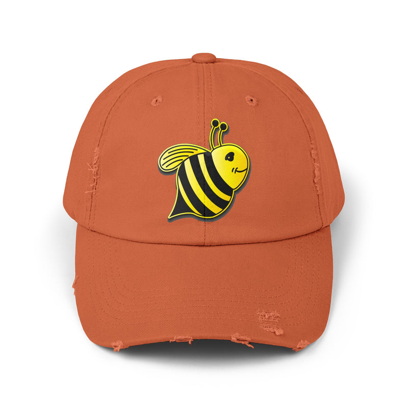 Unisex Distressed Cap - JBH Bee