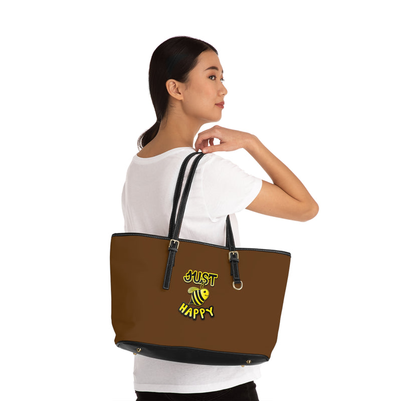 PU Leather Shoulder Bag - JBH Original (Brown)