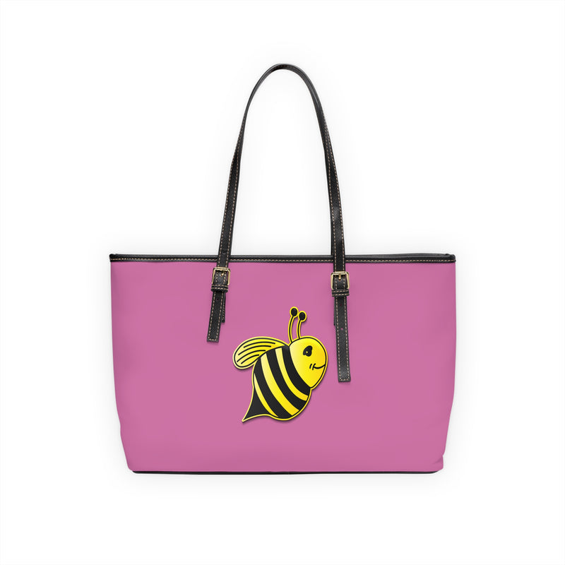 PU Leather Shoulder Bag - JBH Bee (Light Pink)