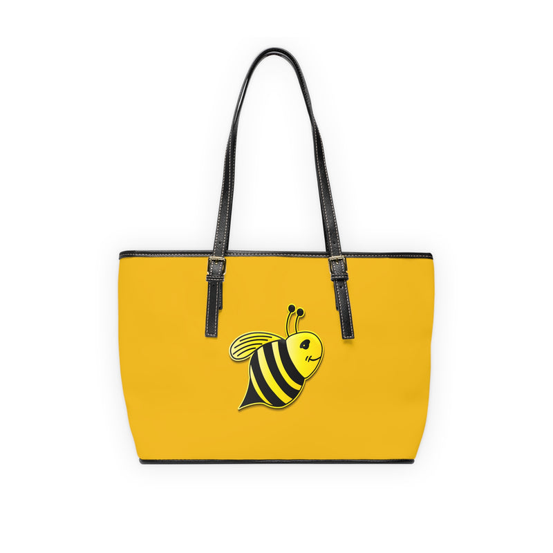 PU Leather Shoulder Bag - JBH Bee (Yellow)