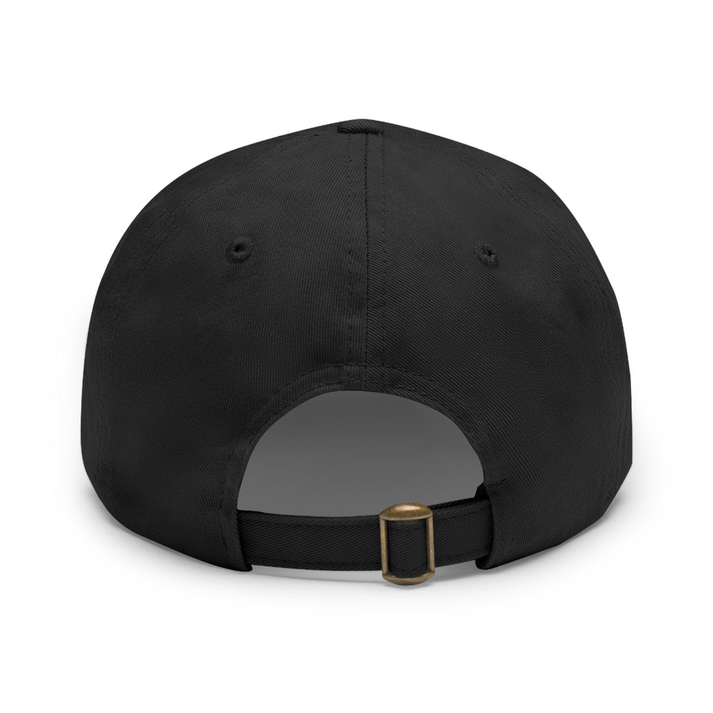 Dad Hat with Leather Patch (Round) - JBH Original