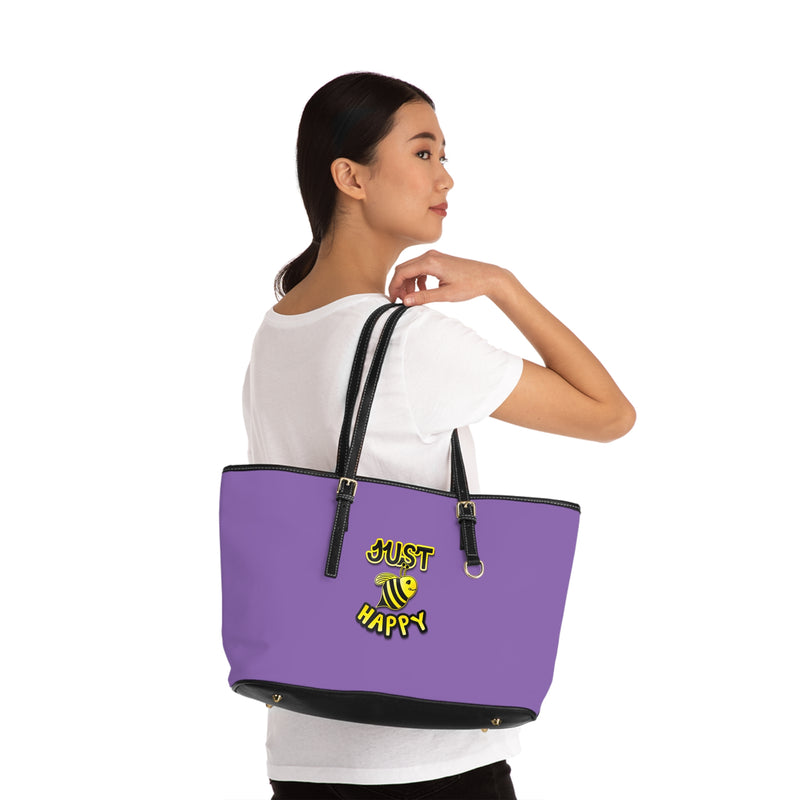 PU Leather Shoulder Bag - JBH Original (Light Purple)