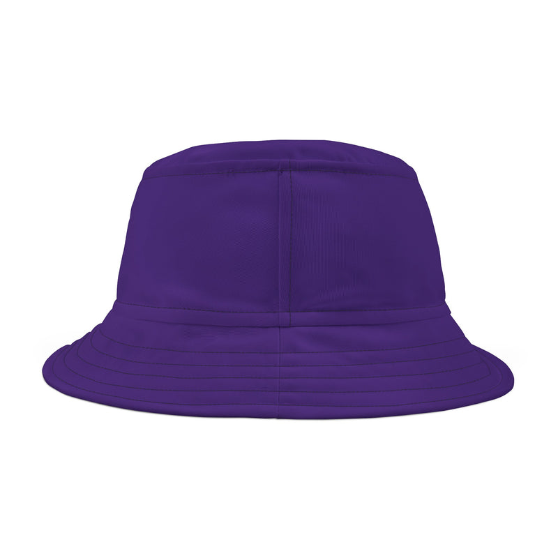 Bucket Hat (AOP) - JBH Multi-Color Original (Purple)