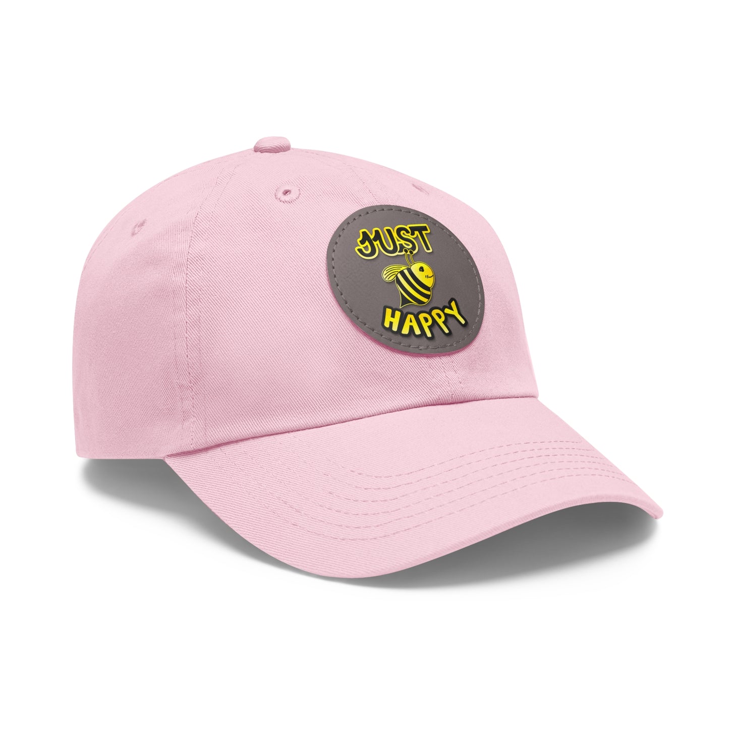 Dad Hat with Leather Patch (Round) - JBH Original