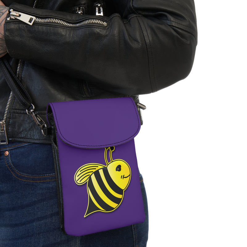 Small Cell Phone Wallet - JBH Bee (Purple)