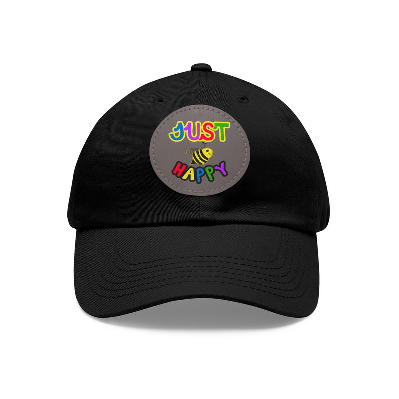 Dad Hat with Leather Patch (Round) - JBH Multi-Color Original