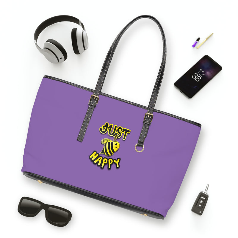 PU Leather Shoulder Bag - JBH Original (Light Purple)