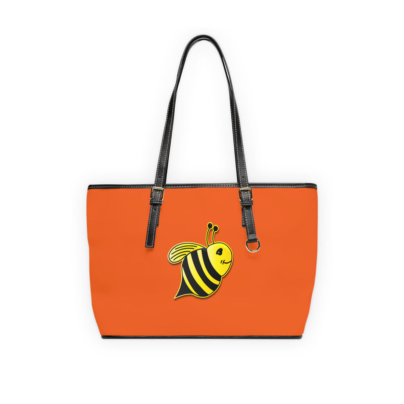 PU Leather Shoulder Bag - JBH Bee (Orange)