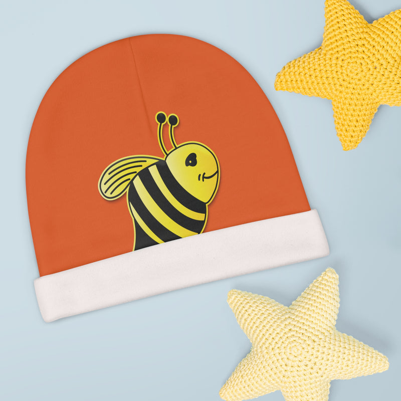 Baby Beanie (AOP) - JBH Bee (Orange)