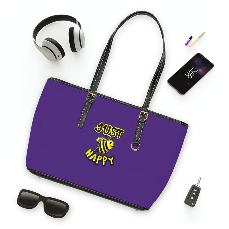 PU Leather Shoulder Bag - JBH Original (Purple)