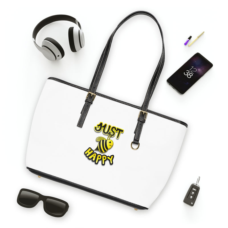 PU Leather Shoulder Bag - JBH Original (White)