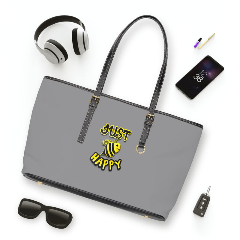 PU Leather Shoulder Bag - JBH Original (Grey)