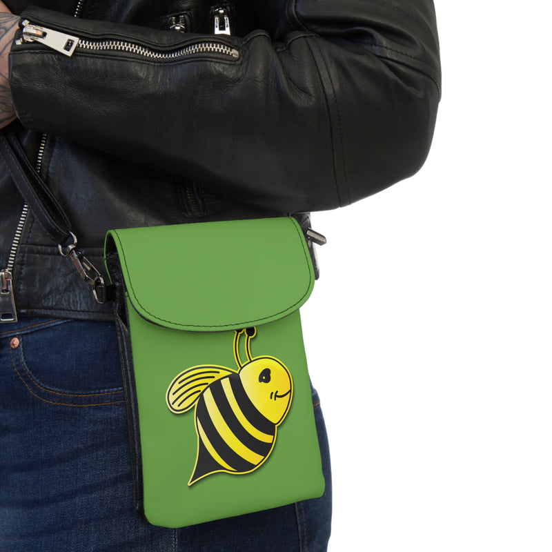 Small Cell Phone Wallet - JBH Bee (Green)