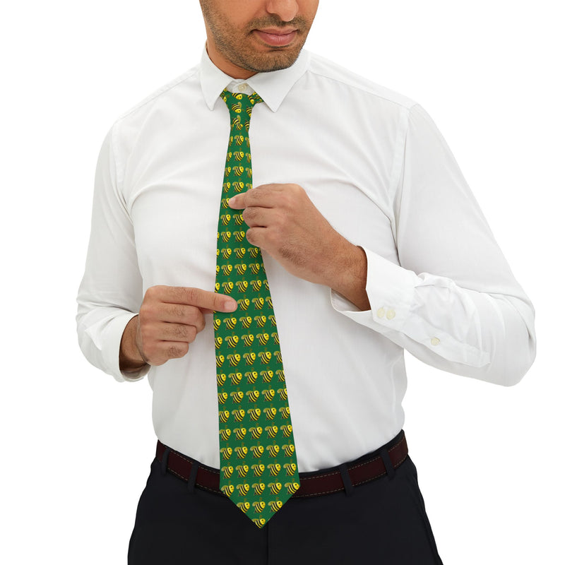 Necktie - JBH Bee (Dark Green)