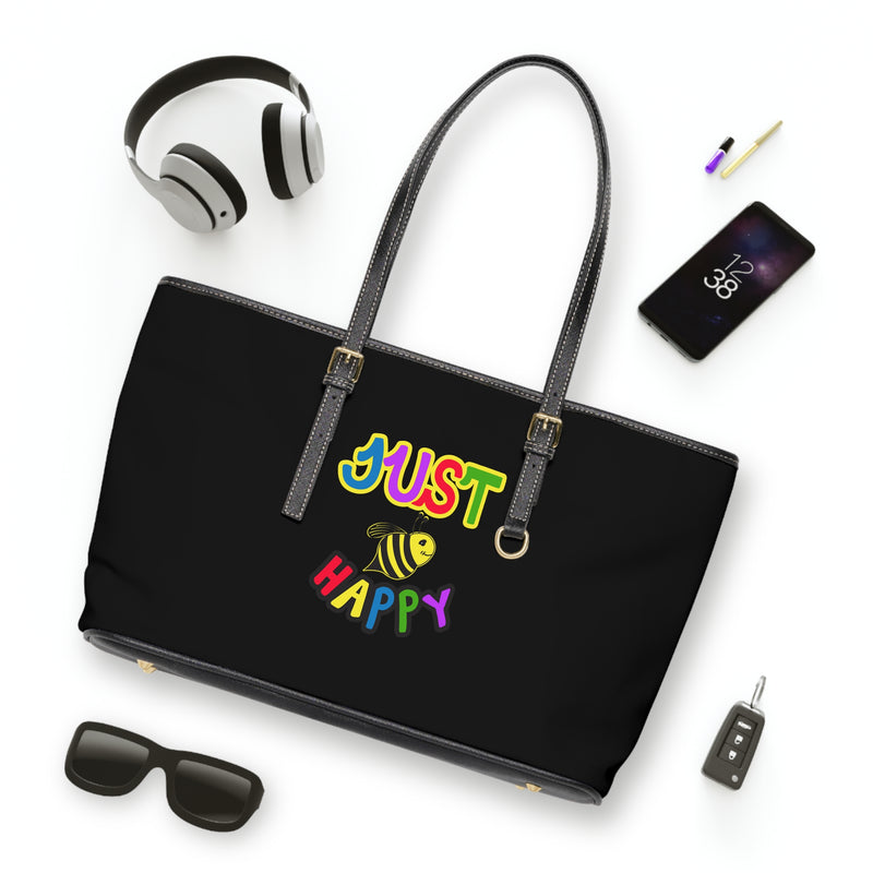 PU Leather Shoulder Bag - JBH Multi-Color Original (Black)