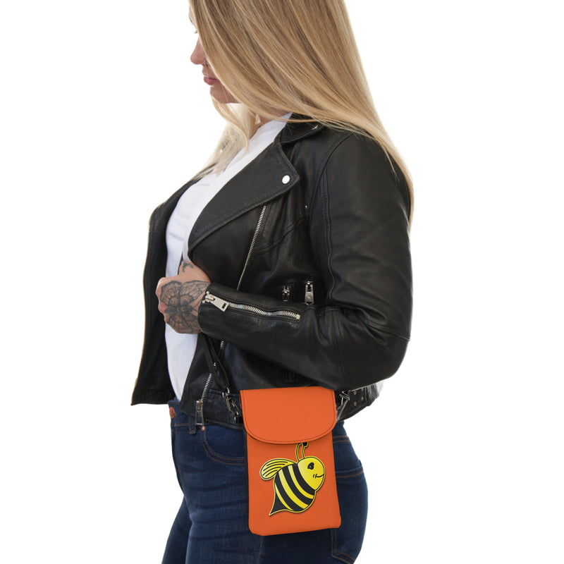 Small Cell Phone Wallet - JBH Bee (Orange)