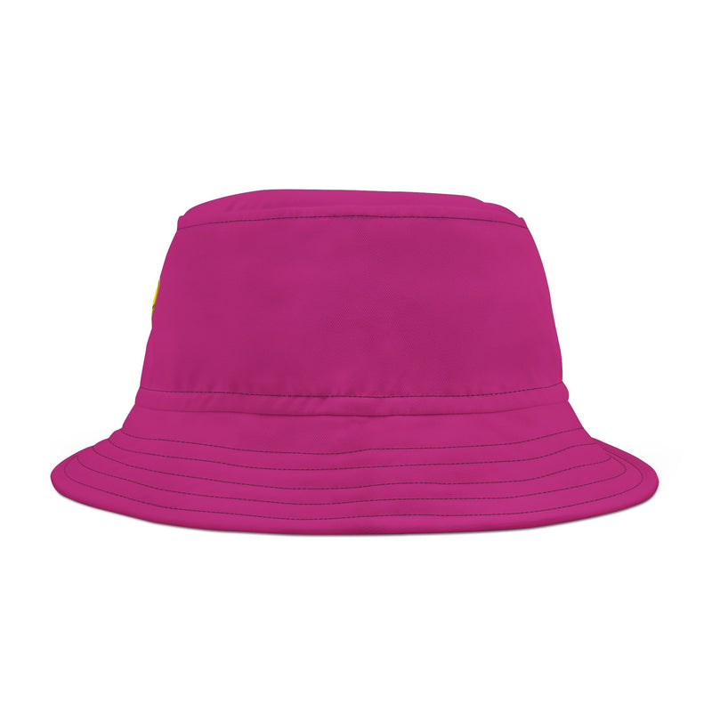 Bucket Hat (AOP) - JBH Bee (Pink)