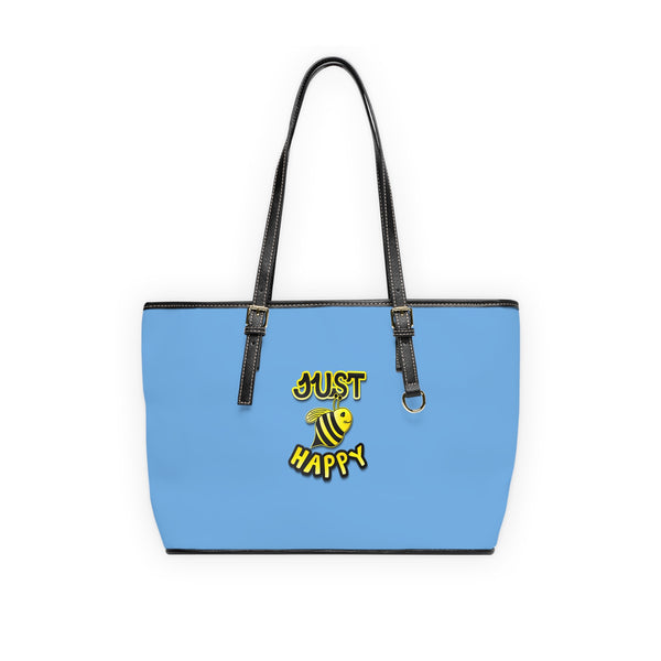 PU Leather Shoulder Bag - JBH Original (Light Blue)