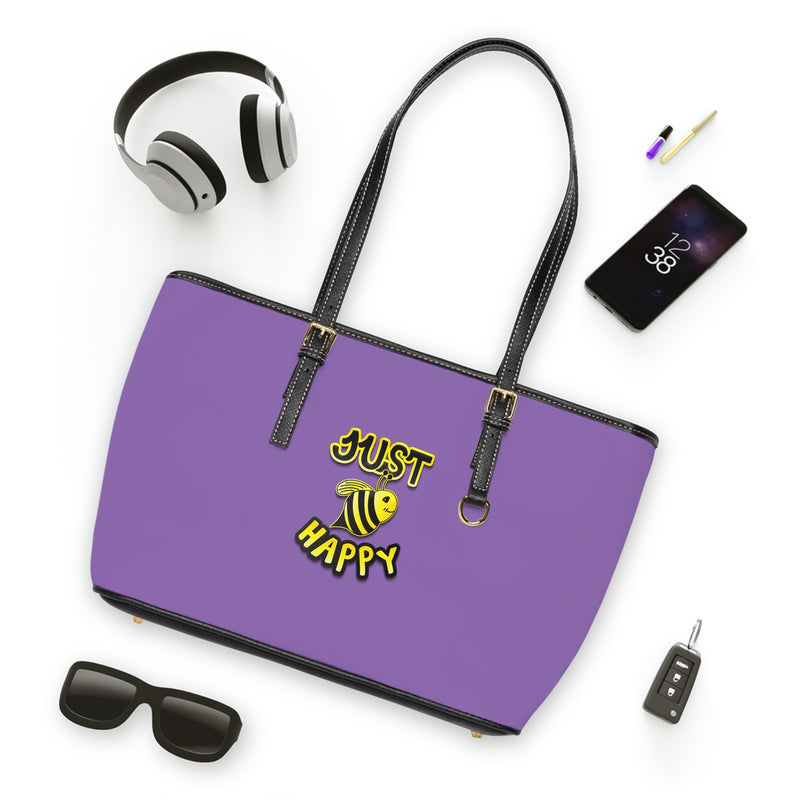 PU Leather Shoulder Bag - JBH Original (Light Purple)