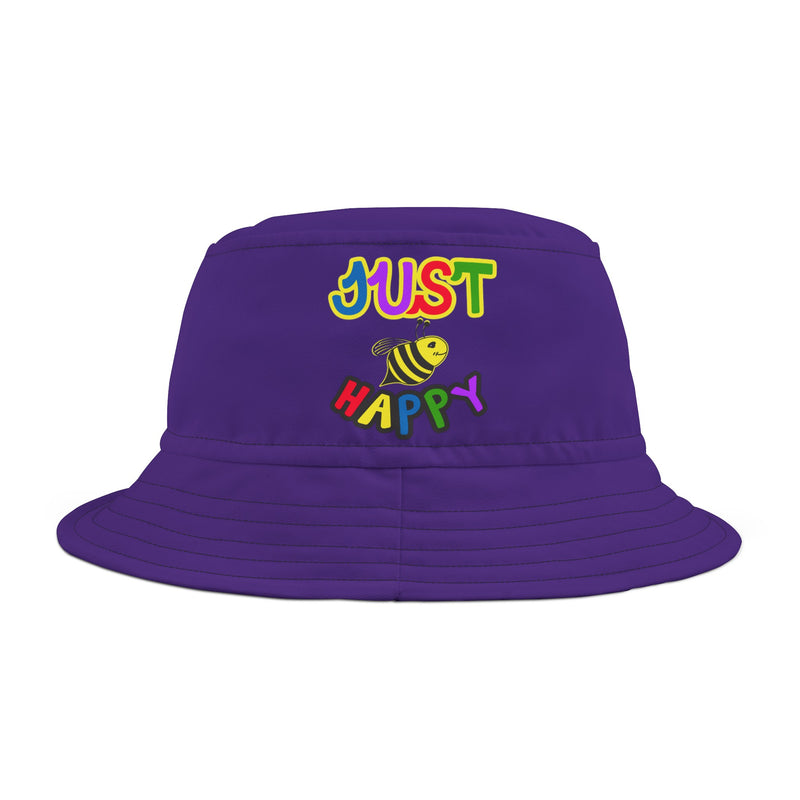 Bucket Hat (AOP) - JBH Multi-Color Original (Purple)