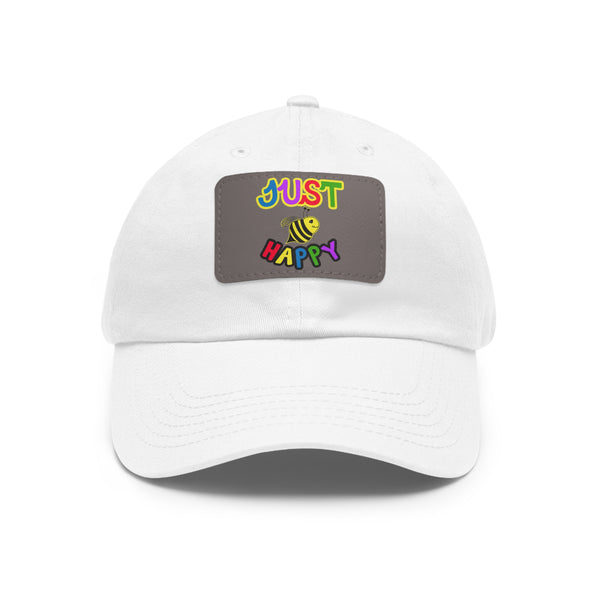 Dad Hat with Leather Patch (Rectangle) - JBH Multi - Color Original