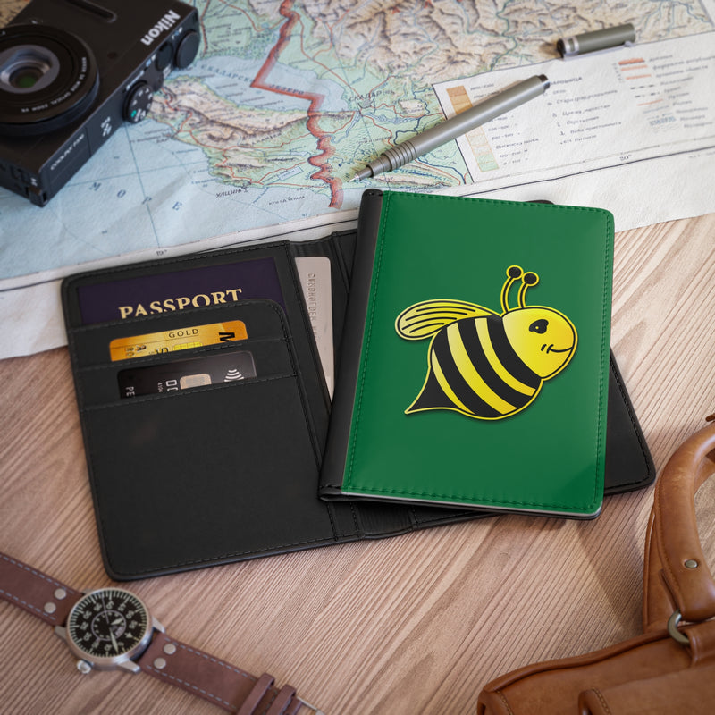 Passport Cover - JBH Bee (Dark Green)