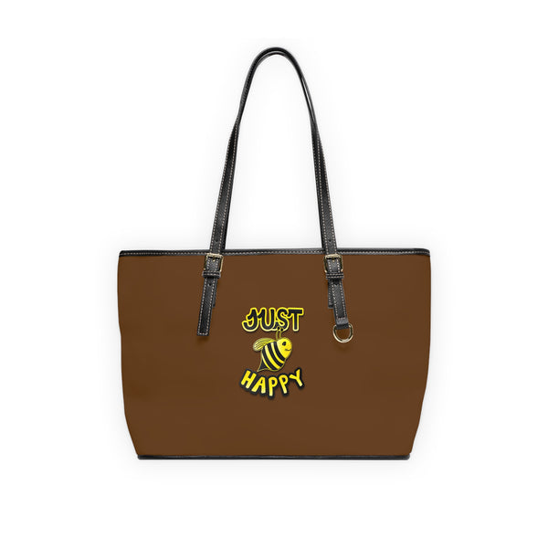 PU Leather Shoulder Bag - JBH Original (Brown)