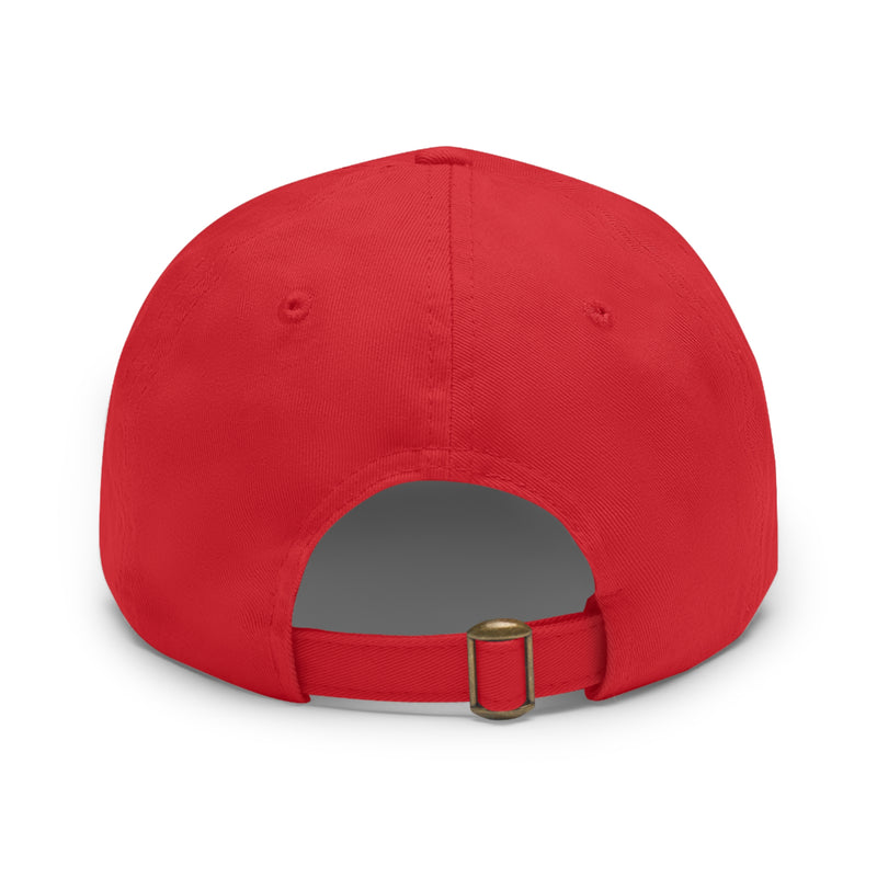 Dad Hat with Leather Patch (Round) - JBH Multi-Color Original