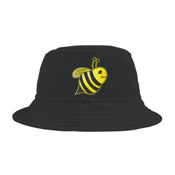 Bucket Hat (AOP) - JBH Bee (Black)