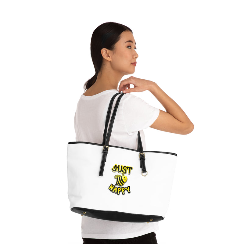 PU Leather Shoulder Bag - JBH Original (White)