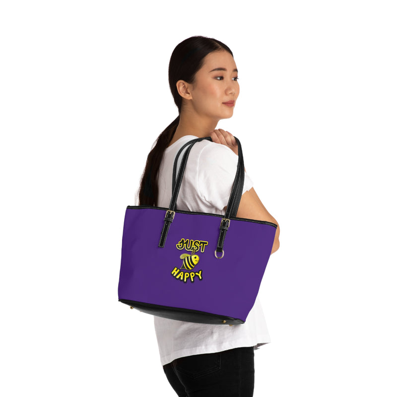 PU Leather Shoulder Bag - JBH Original (Purple)