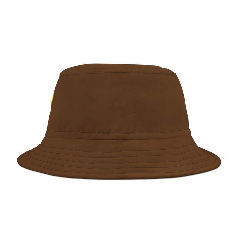 Bucket Hat (AOP) - JBH Bee (Brown)