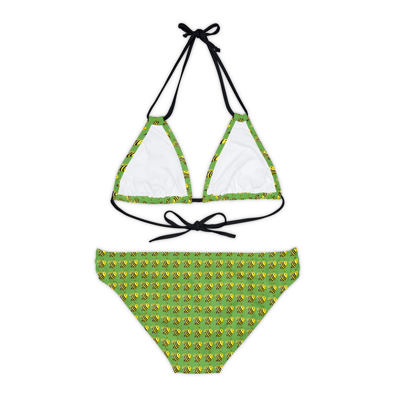 Strappy Bikini Set - JBH Bee (Green)