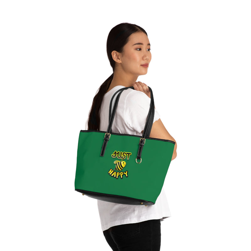 PU Leather Shoulder Bag - JBH Original (Dark Green)