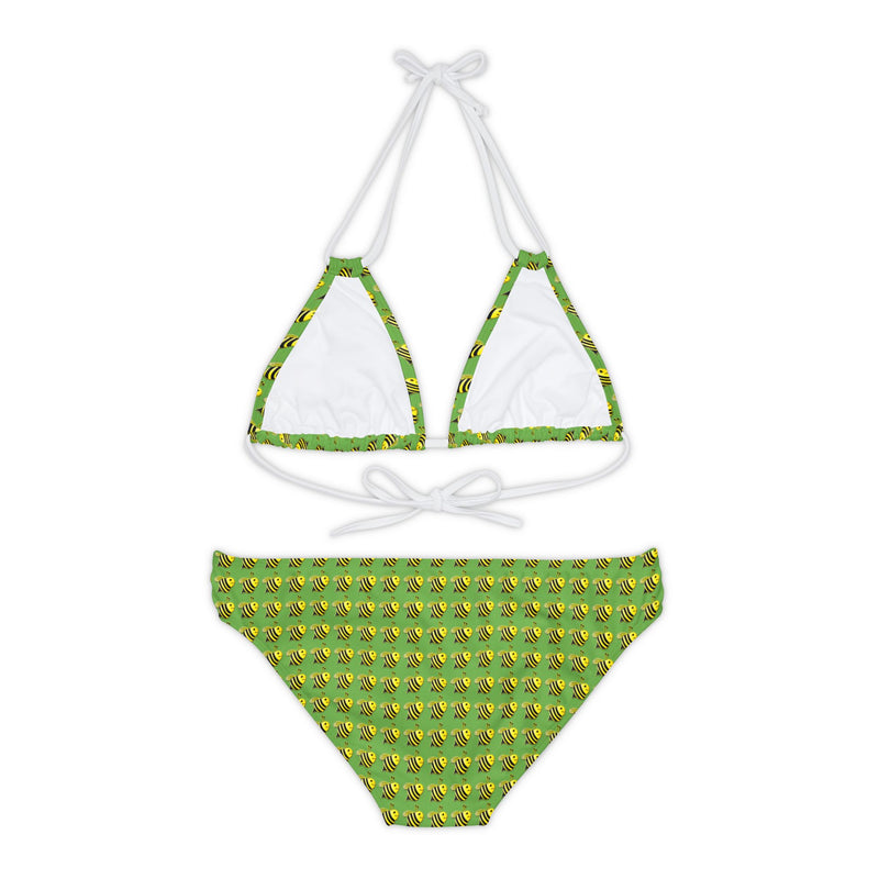 Strappy Bikini Set - JBH Bee (Green)