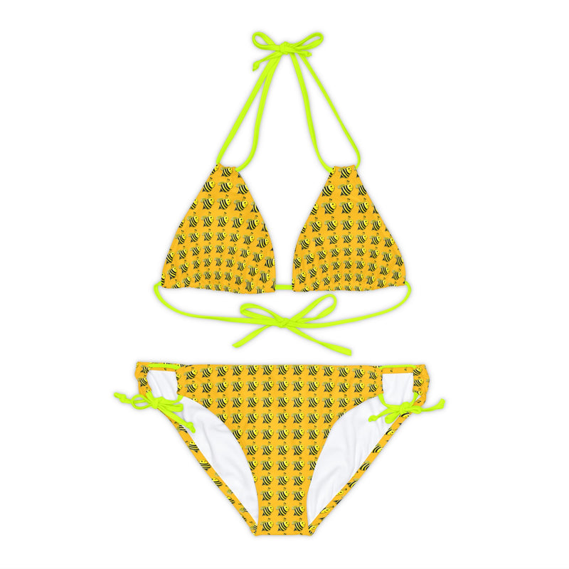 Strappy Bikini Set - JBH Bee (Yellow)