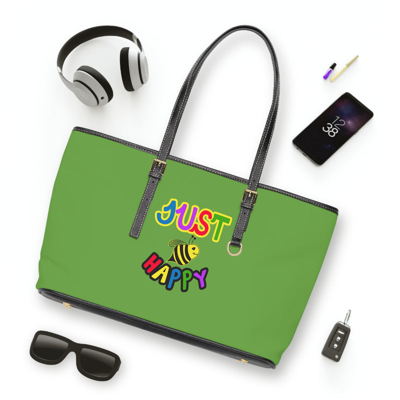 PU Leather Shoulder Bag - JBH Multi-Color Original (Green)