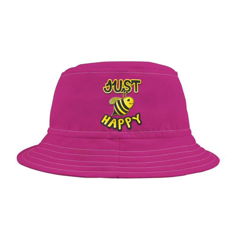 Bucket Hat (AOP) - JBH Original (Pink)