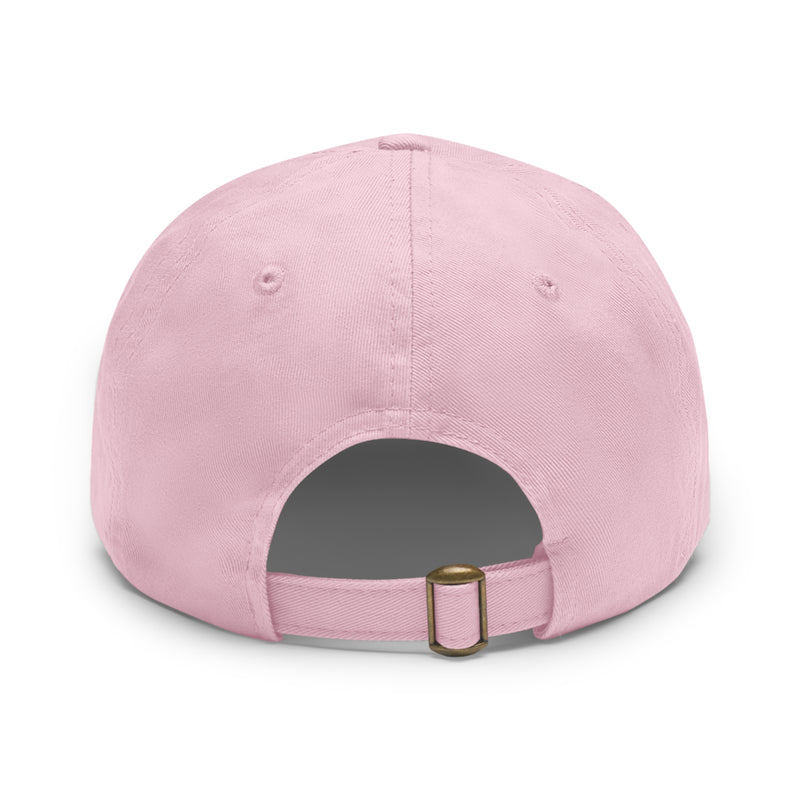 Dad Hat with Leather Patch (Round) - JBH Multi-Color Original