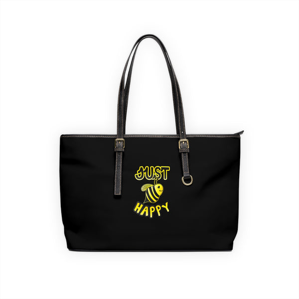 PU Leather Shoulder Bag - JBH Original (Black)